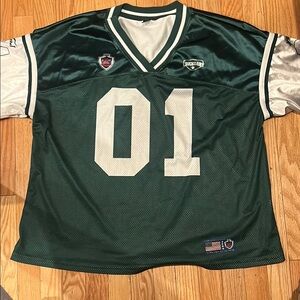 SHEIN Green and White Men's Jersey
